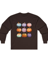 A Variety of Pumpkins in this Ultra Cotton Long Sleeve Tee