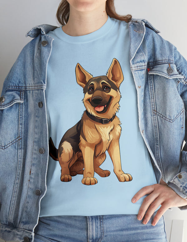 Show off your love for German Shepherds with this great looking, super comfy, t-shirt!