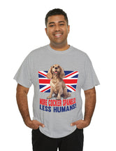 More Cocker Spaniels! British UK Flag in this great looking cotton tee