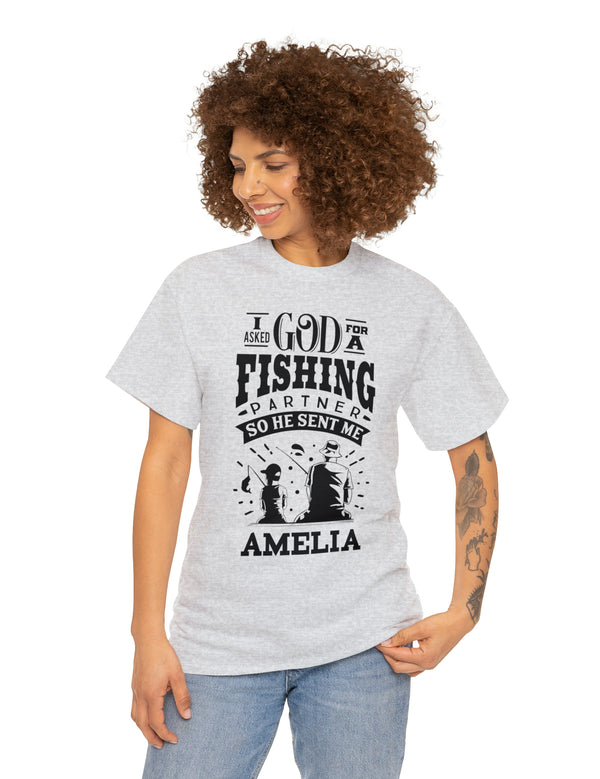 Amelia - I asked God for a fishing partner and He sent me Amelia.