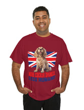 More Cocker Spaniels! British UK Flag in this great looking cotton tee