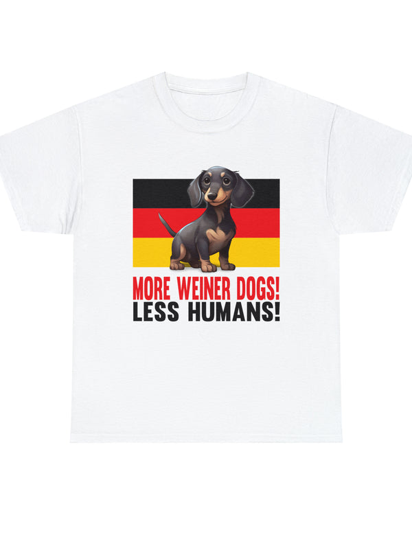 More Weiner Dogs! Less Humans in this super comfy tee.