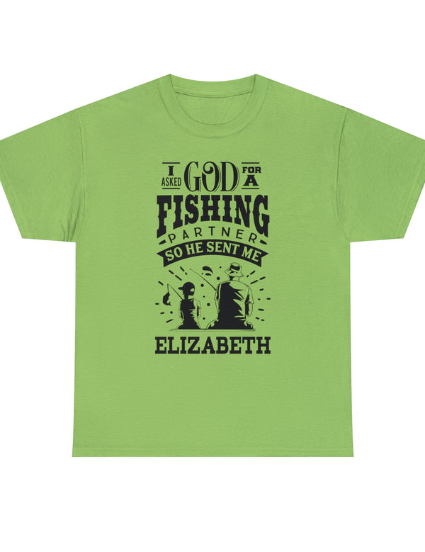 Elizabeth - I asked God for a fishing partner and He sent me Elizabeth.