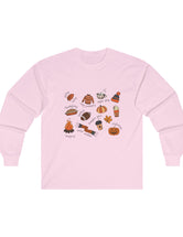 All Things Autumn in a Super Comfy Ultra Cotton Long Sleeve Tee