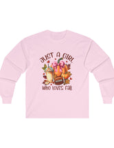 Just a Girl Who Loves Fall in a Comfy Ultra Cotton Long Sleeve Tee