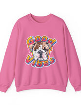 Good Vibes can be had in this Super Comfy Crewneck Sweatshirt