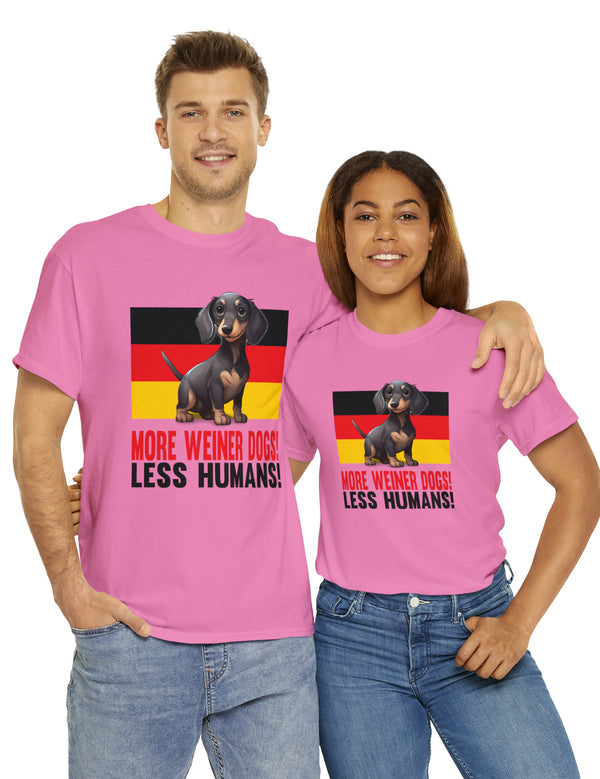 More Weiner Dogs! Less Humans in this super comfy tee.