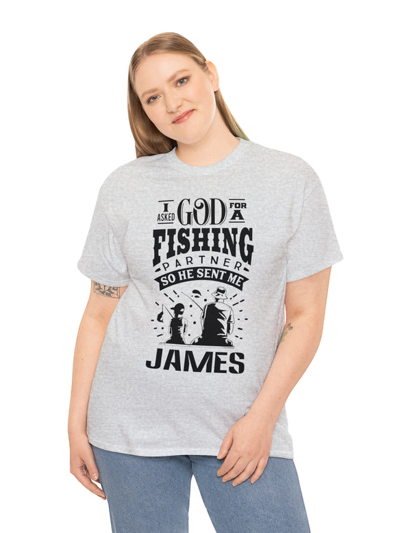 James - I asked God for a fishing partner and He sent me James.