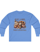 Sometimes Girls Just Love FALL in this Comfy Cotton Long Sleeve Tee