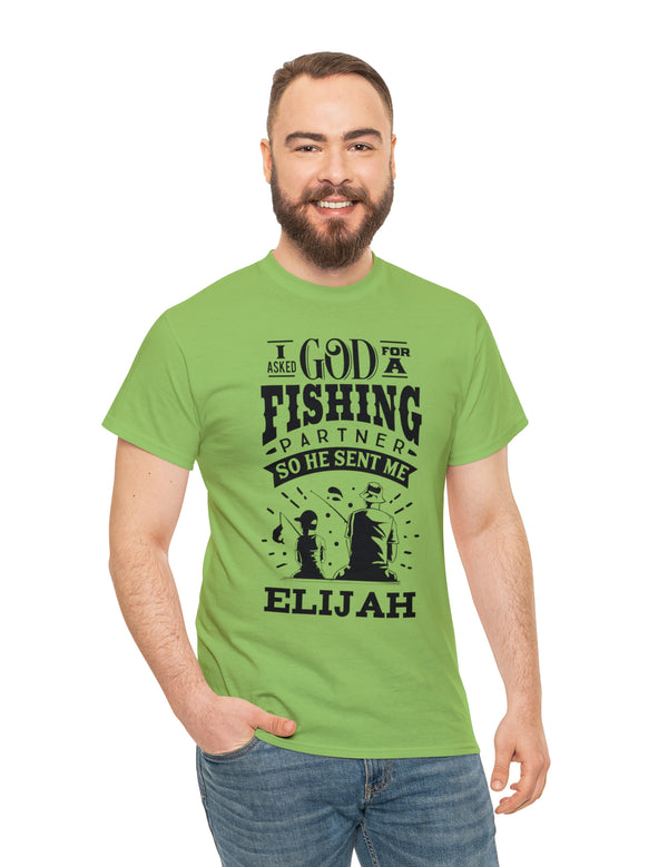 Elijah - I asked God for a fishing partner and He sent me Elijah.