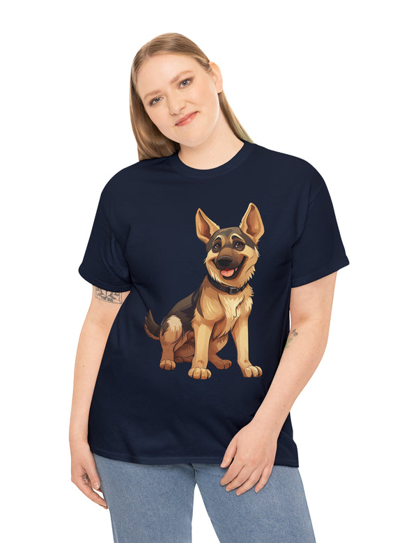 Show off your love for German Shepherds with this great looking, super comfy, t-shirt!