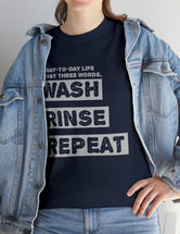 My Day-To-Day Life in just three words. Wash, Rinse, Repeat. - Version 4