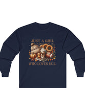 Sometimes Girls Just Love FALL in this Comfy Cotton Long Sleeve Tee