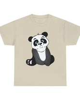 Panda in a super comfortable cotton t-shirt