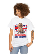 More Cocker Spaniels! British UK Flag in this great looking cotton tee