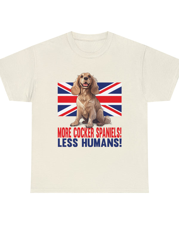 More Cocker Spaniels! British UK Flag in this great looking cotton tee