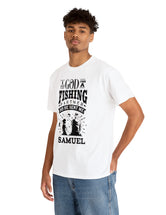 Samuel - I asked God for a fishing partner and He sent me Samuel - Unisex Heavy Cotton Tee