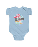 Liam - "Hi, my name is Liam..." in an Infant Fine Jersey Bodysuit