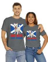 More Westies, Less Humans in this super durable Cotton Tee