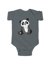 Panda in an Infant Fine Jersey Bodysuit