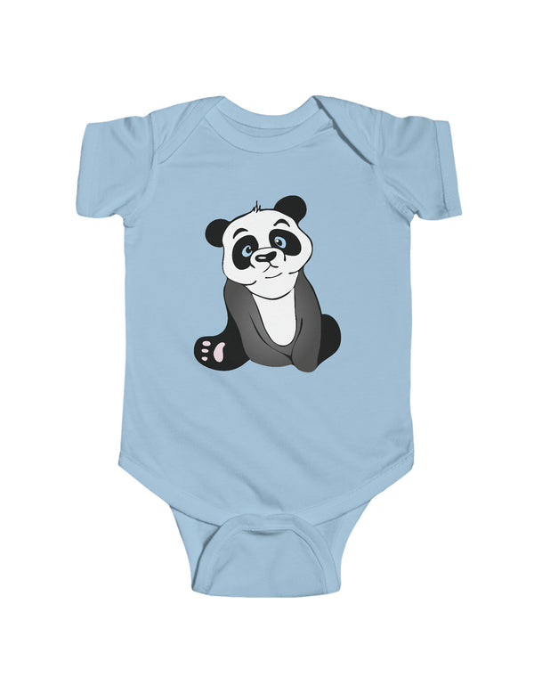 Panda in an Infant Fine Jersey Bodysuit