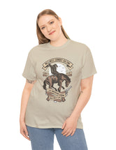 Wild West Cowboy on a bucking horse. Western Cowboy Rodeo Scene on wild horse.