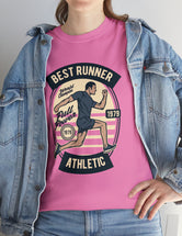 Vintage 1979 Style Best Runner and World Champion Sprinter in a super comfy tee.