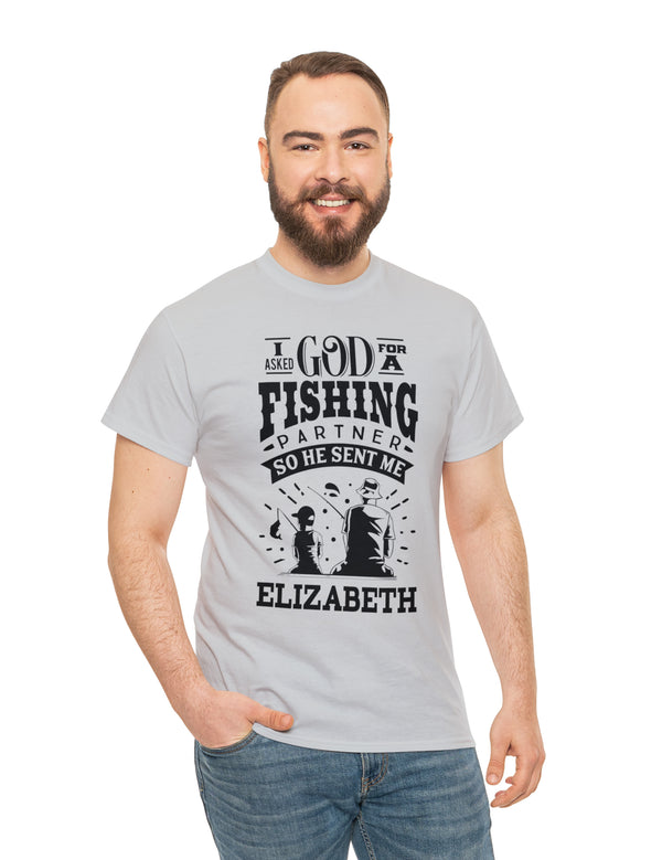 Elizabeth - I asked God for a fishing partner and He sent me Elizabeth.