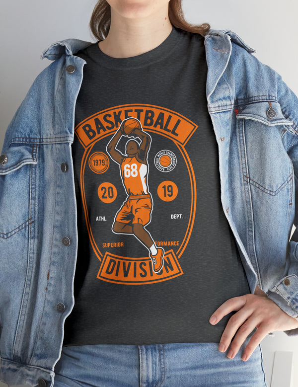 Retro Basketball Division Champs, Basketball T-Shirt - Super Comfortable.