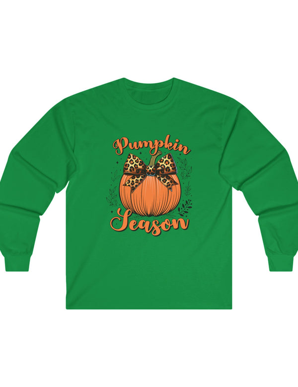 Pumpkin Season can be your Favorite Season in this Ultra Cotton Long Sleeve Tee