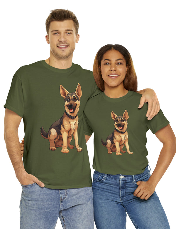 Show off your love for German Shepherds with this great looking, super comfy, t-shirt!