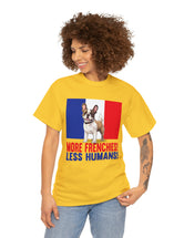 More Frenchies, Less Humans in this Heavy Cotton Tee