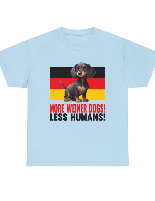 More Weiner Dogs! Less Humans in this super comfy tee.