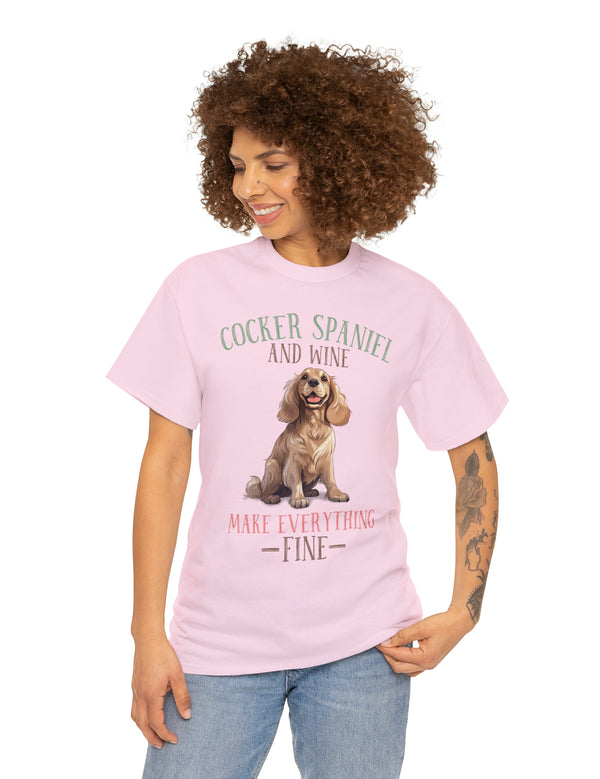 Cocker Spaniel - Cocker Spaniel and Wine make everything Fine!