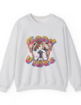 Good Vibes can be had in this Super Comfy Crewneck Sweatshirt