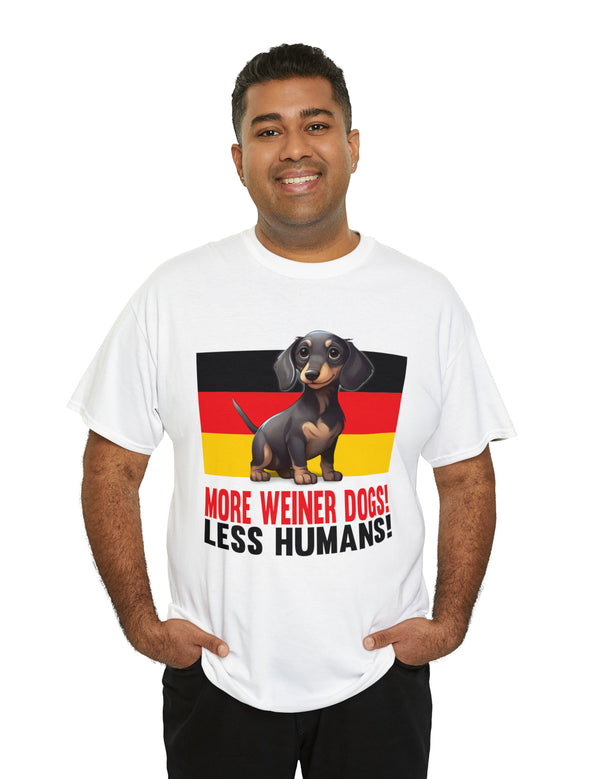 More Weiner Dogs! Less Humans in this super comfy tee.