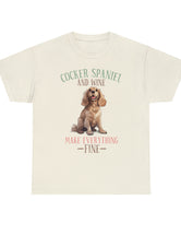 Cocker Spaniel - Cocker Spaniel and Wine make everything Fine!