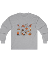 All Things Autumn in a Super Comfy Ultra Cotton Long Sleeve Tee