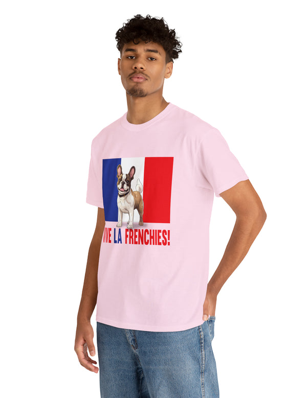 Vive La Frenchies - In this super comfortable cotton tee