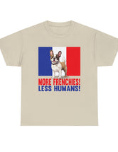 More Frenchies, Less Humans in this Heavy Cotton Tee