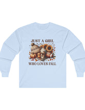 Sometimes Girls Just Love FALL in this Comfy Cotton Long Sleeve Tee