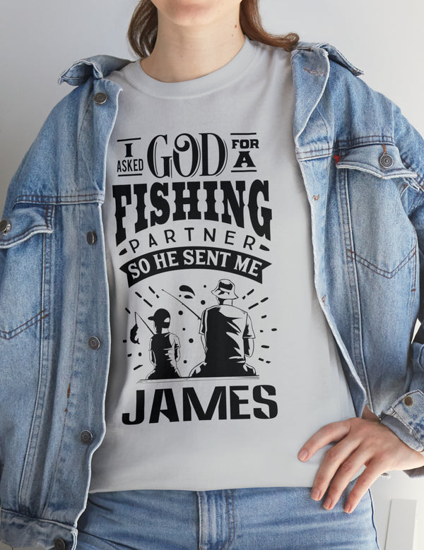 James - I asked God for a fishing partner and He sent me James.