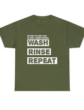 My Day-To-Day Life in just three words. Wash, Rinse, Repeat. - Version 3