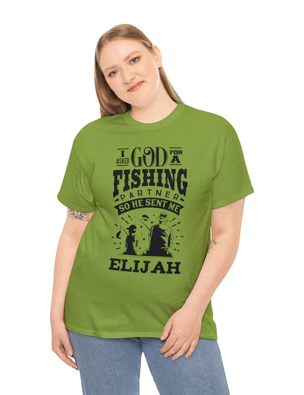 Elijah - I asked God for a fishing partner and He sent me Elijah.