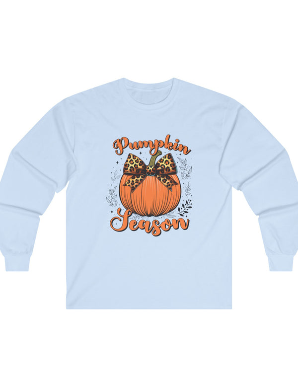 Pumpkin Season can be your Favorite Season in this Ultra Cotton Long Sleeve Tee