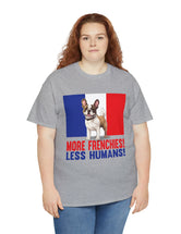 More Frenchies, Less Humans in this Heavy Cotton Tee