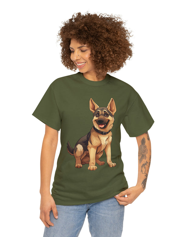 Show off your love for German Shepherds with this great looking, super comfy, t-shirt!