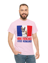 More Frenchies, Less Humans in this Heavy Cotton Tee