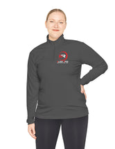 Black Rock Construction in a Darker Colored Premium Unisex Quarter-Zip Pullover