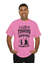 Samuel - I asked God for a fishing partner and He sent me Samuel - Unisex Heavy Cotton Tee